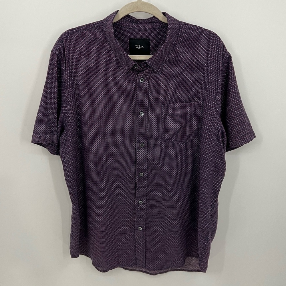 Rails Men’s Carson linen blend button down shirt